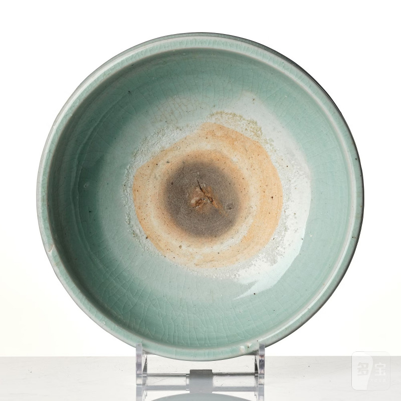 A pale celadon glazed tripod censer, - 图5